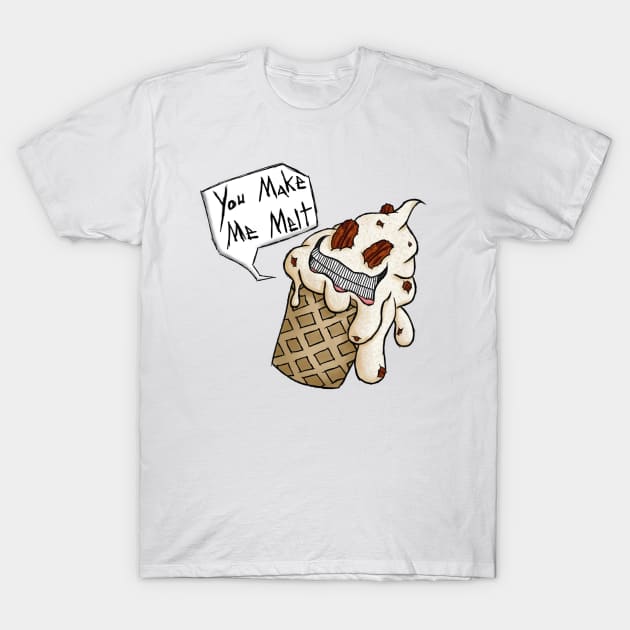 Butter Pecan Ice Cream T-Shirt by TheDoodleDream